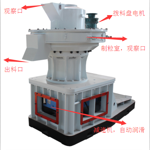 木屑顆粒機(jī)-越振立式環(huán)模顆粒機(jī)